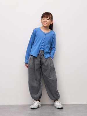 GIRLSライトデニムバルーンパンツPF