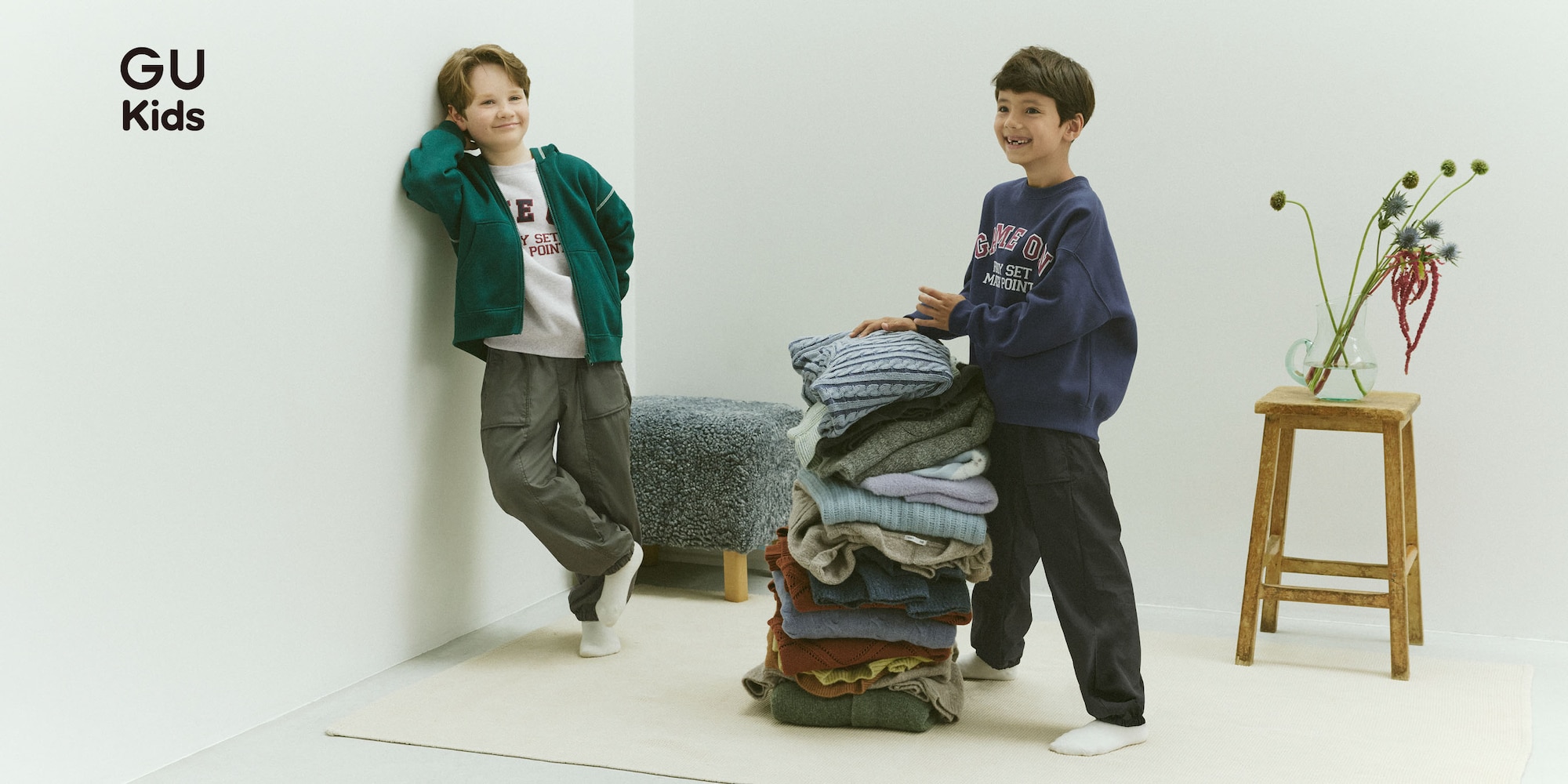 裏フリースワイド
ジョガーパンツ