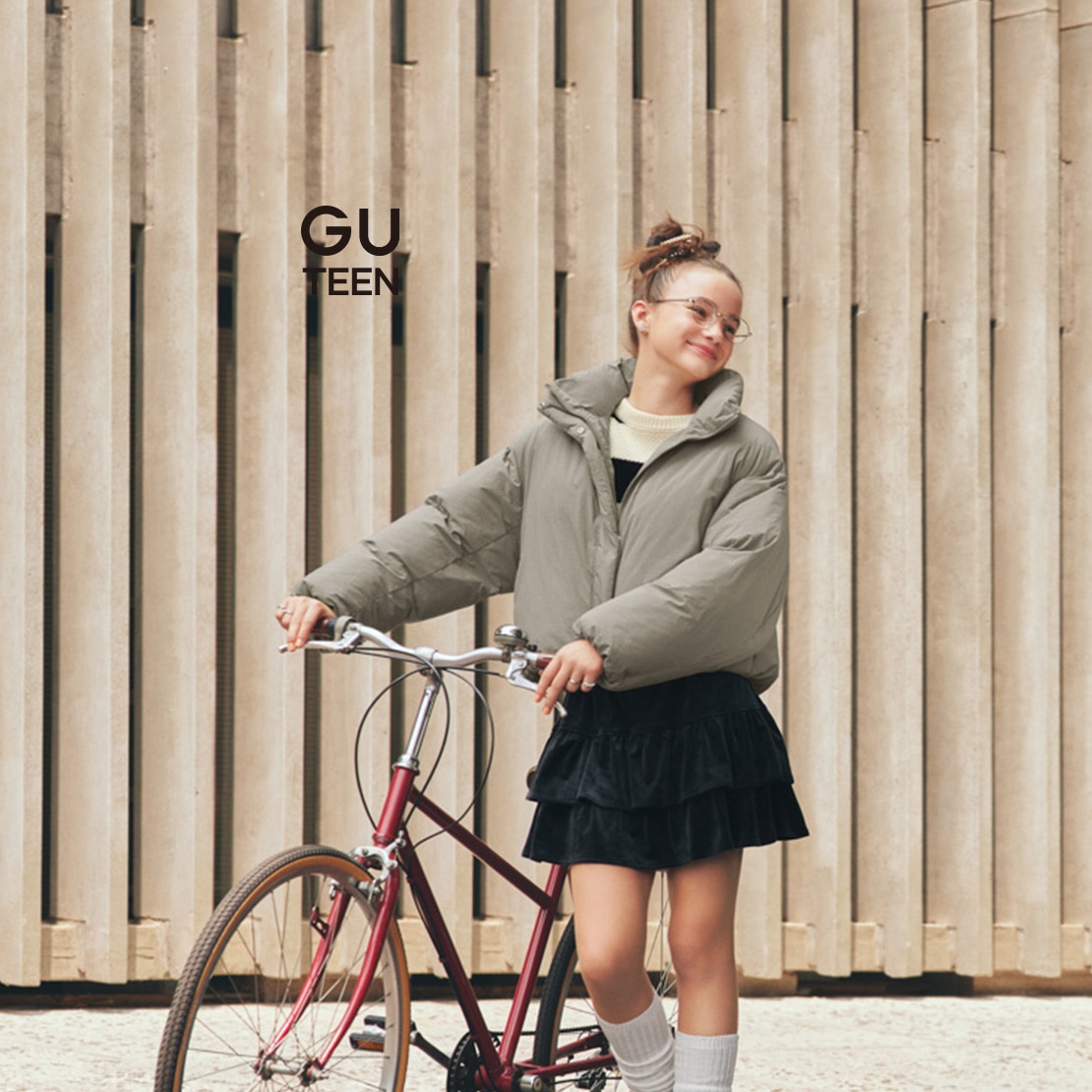 ウォームパデッドクロップドブルゾン