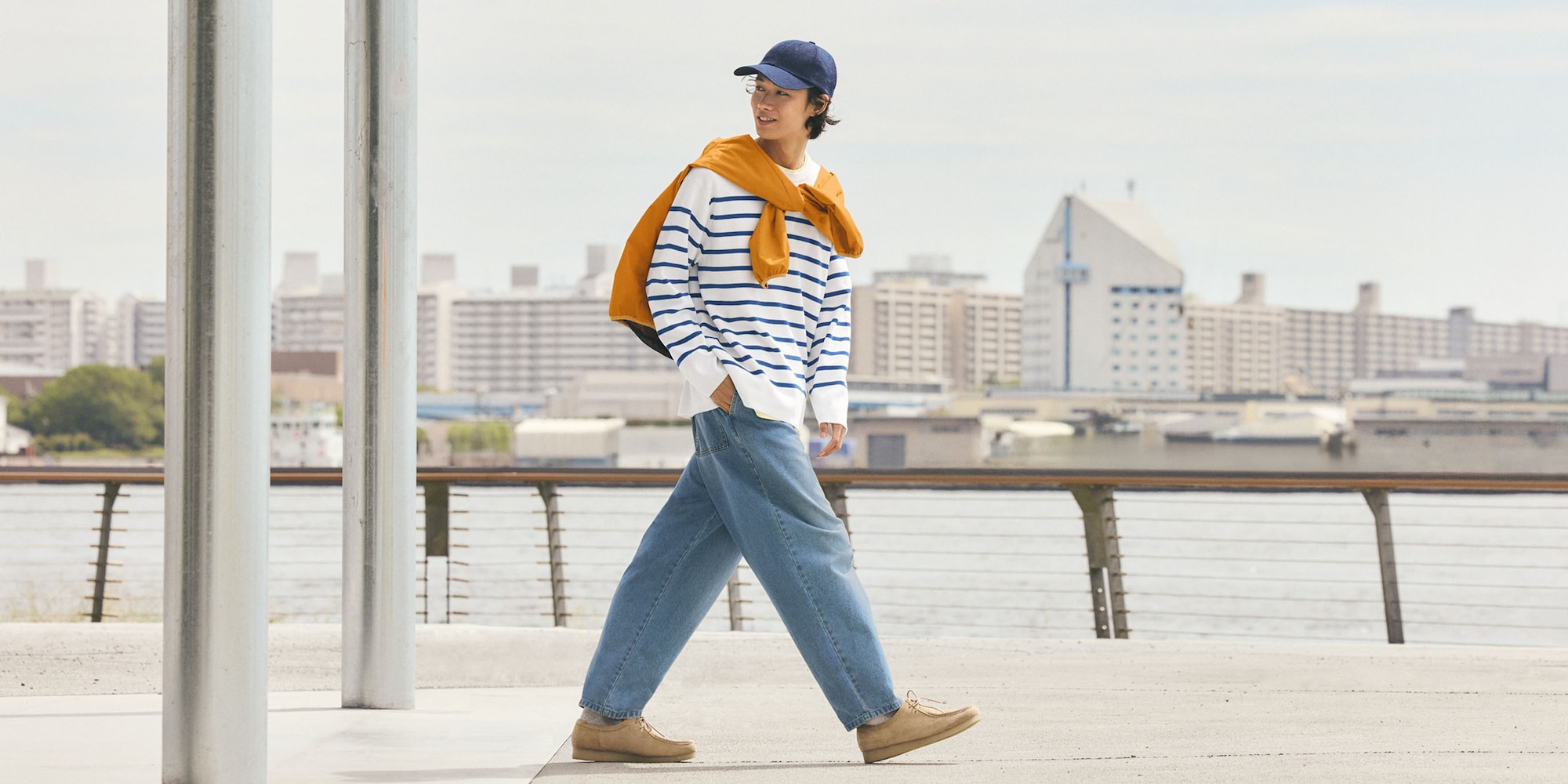 デニムキャロットパンツ