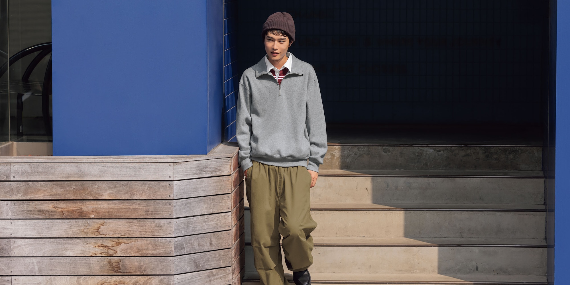 ヘビーウェイトスウェット
ハーフジッププルオーバー