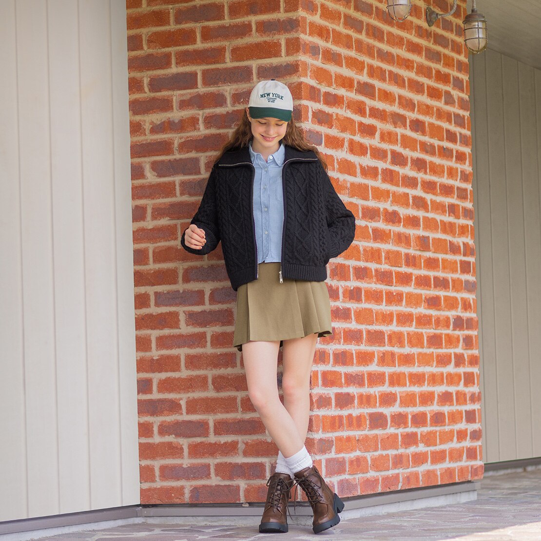 サイドプリーツスコート