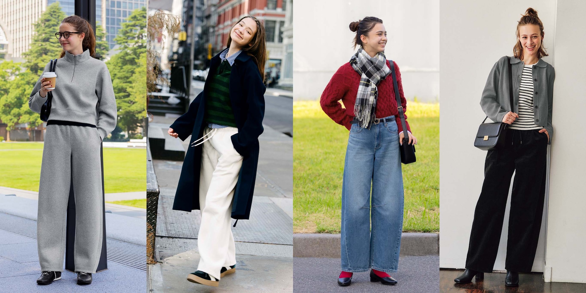 バレルレッグパンツ