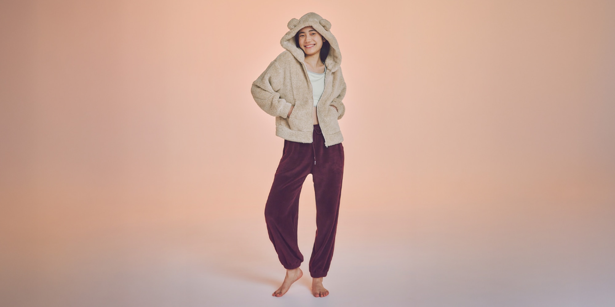 マシュマロフィールフルジップパーカ