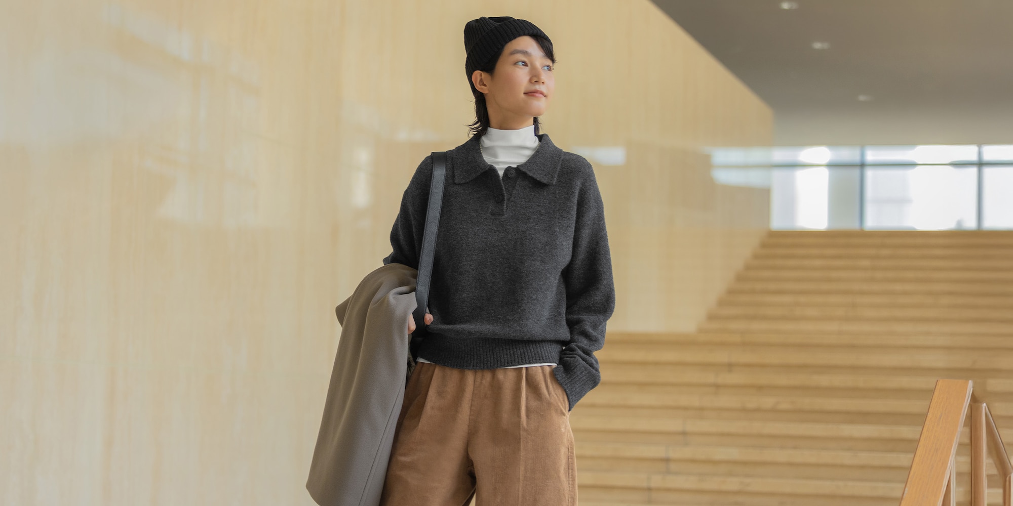 パフニットポロシャツ