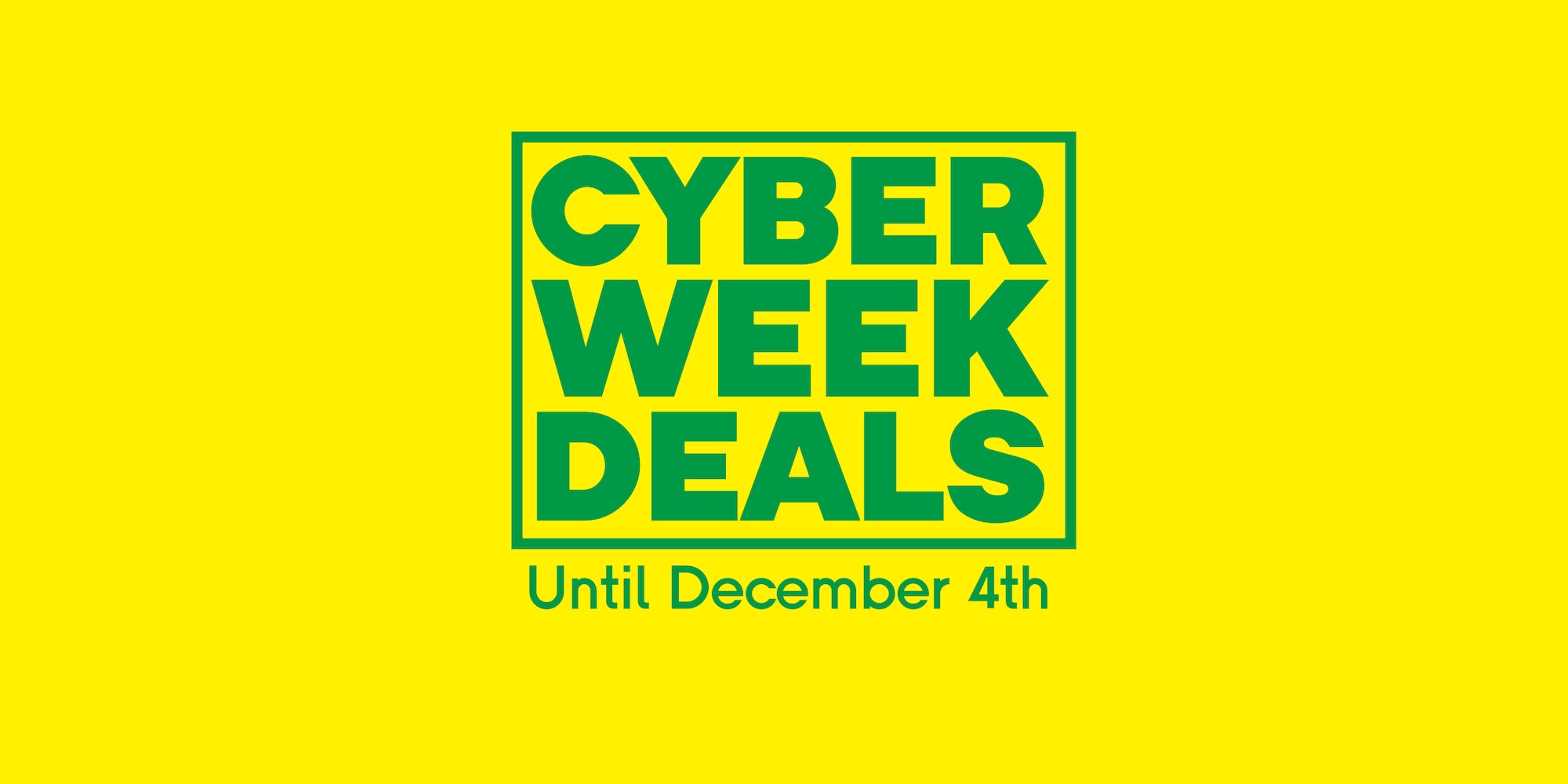 USW CYBER WEEK DEELS