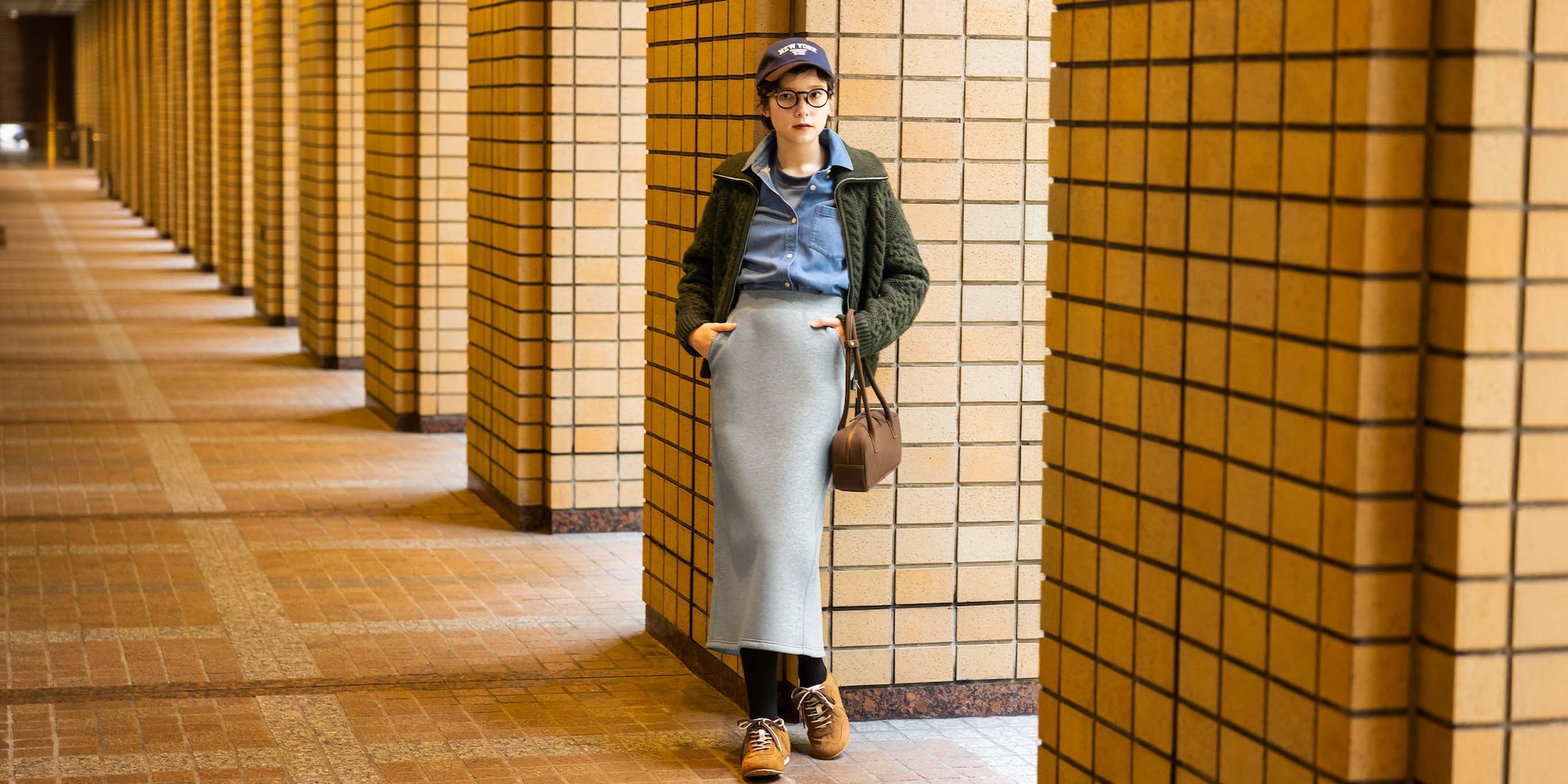 ヘビーウェイトスウェットナロースカート