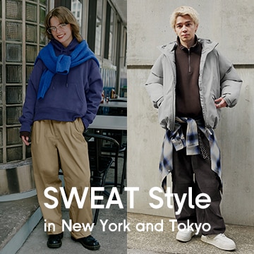 An image of SWEAT Style 
in New York and Tokyo