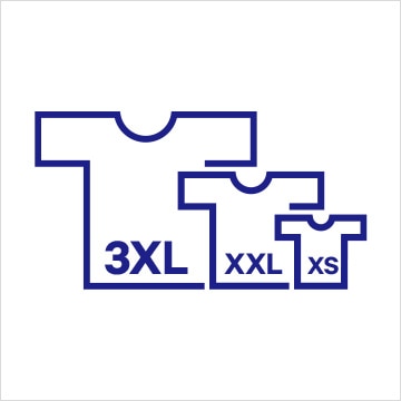 大きいサイズ・小さいサイズ