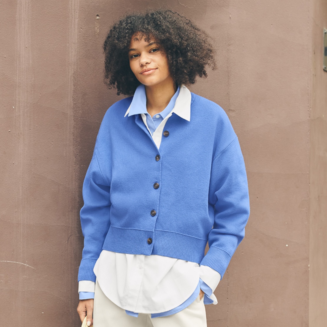 ねっき GU公式 | メッシュニットオーバーサイズプルオーバー(5分袖)Q