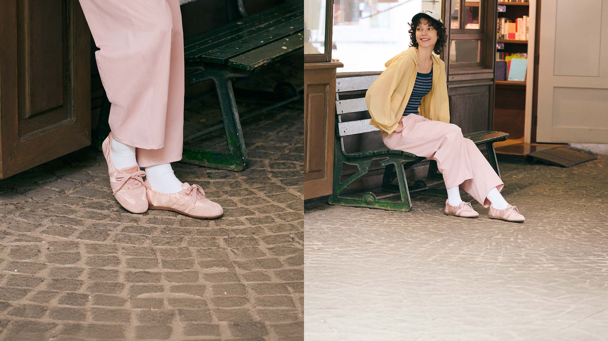 足もとから季節を先取り。
スニーカーで軽やかに