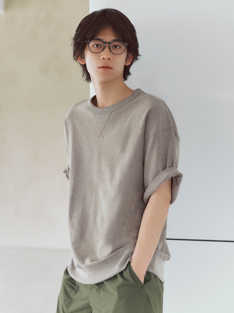Tシャツ・カットソー GIORGIO ARMANI Men T-shirt Black GM001085TE10629U C001 Logo Series cotton-jersey T-shirt | EA7
