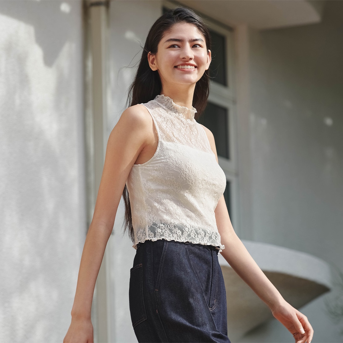 フェレナ 美セラキャミソール（ブラパット付きキャミソール