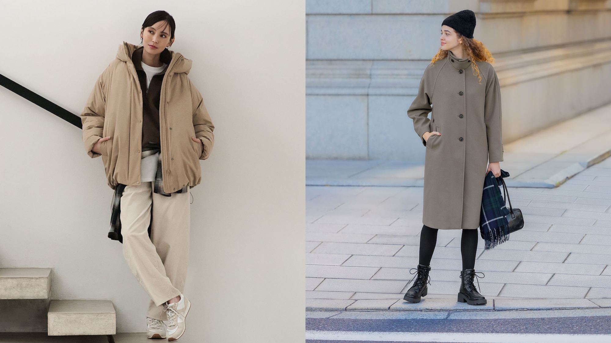 あたたかさも、トレンドも。素材にこだわった冬アウター。