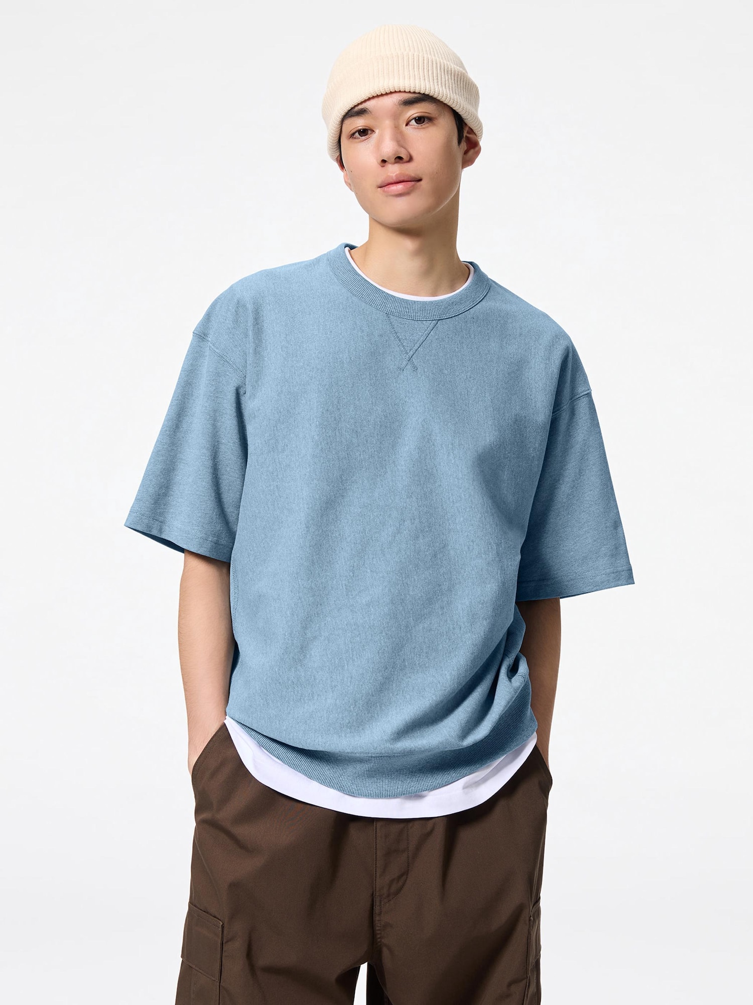 Men's Velvet T-shirt Harajuku Oversized Tee Top Side Zipper