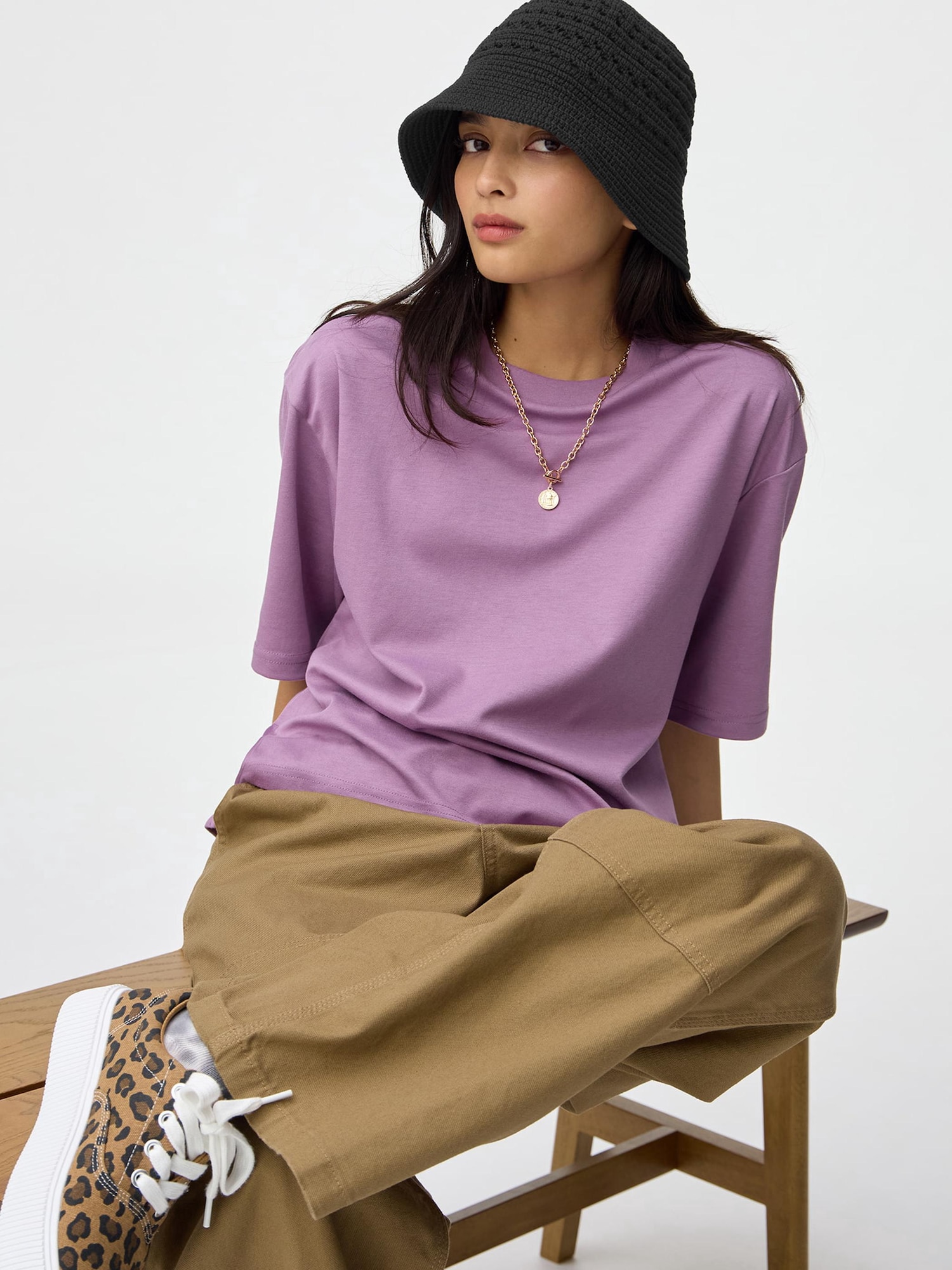 トップス T Dry Wide T-Shirt | HalfSlv | GU US