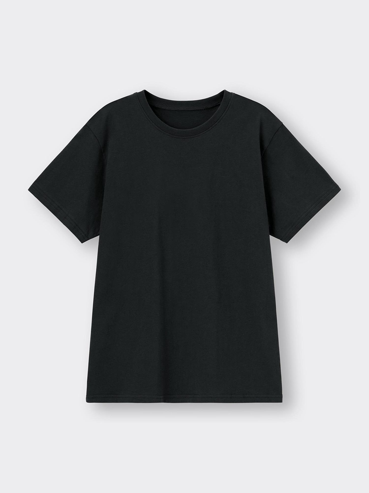 Tシャツ・カットソー [GLACK] GT070 Halo Crew Neck Short Sleeve T-Shirt Cotton Color Crew-Neck T-Shirt Short Sleeve | GU US