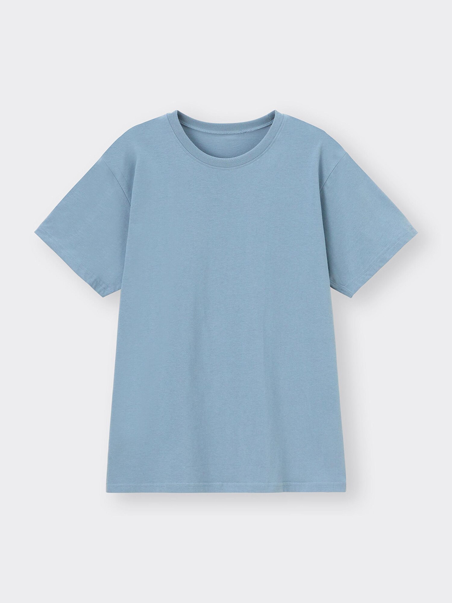 Cotton Color Crew-Neck T-Shirt Short Sleeve | GU US