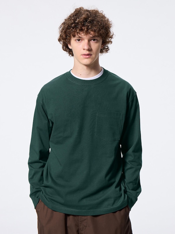 Heavy Weight Crew Neck T-Shirt Long Sleeve