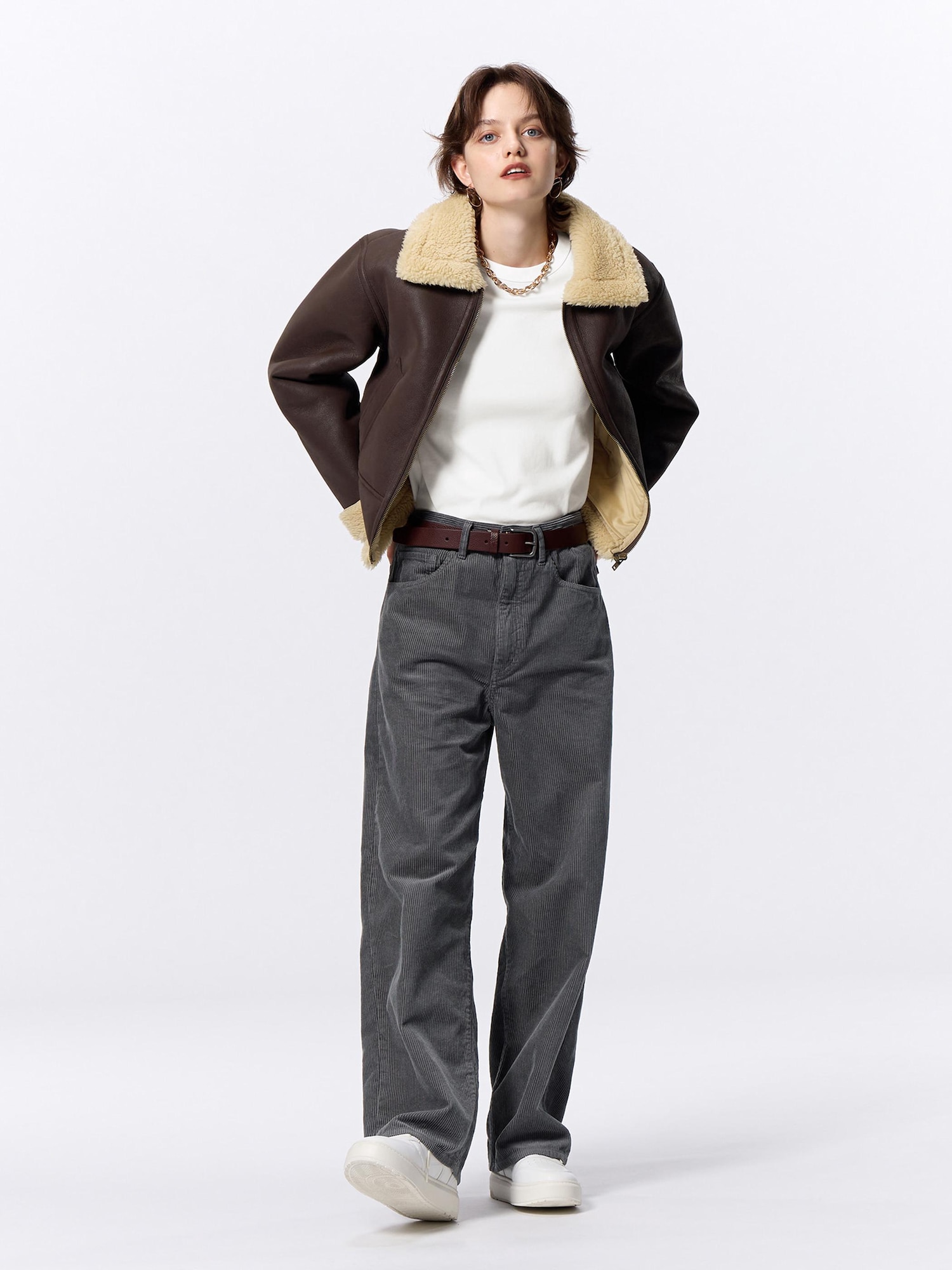 Corduroy Baggy Pants | GU US