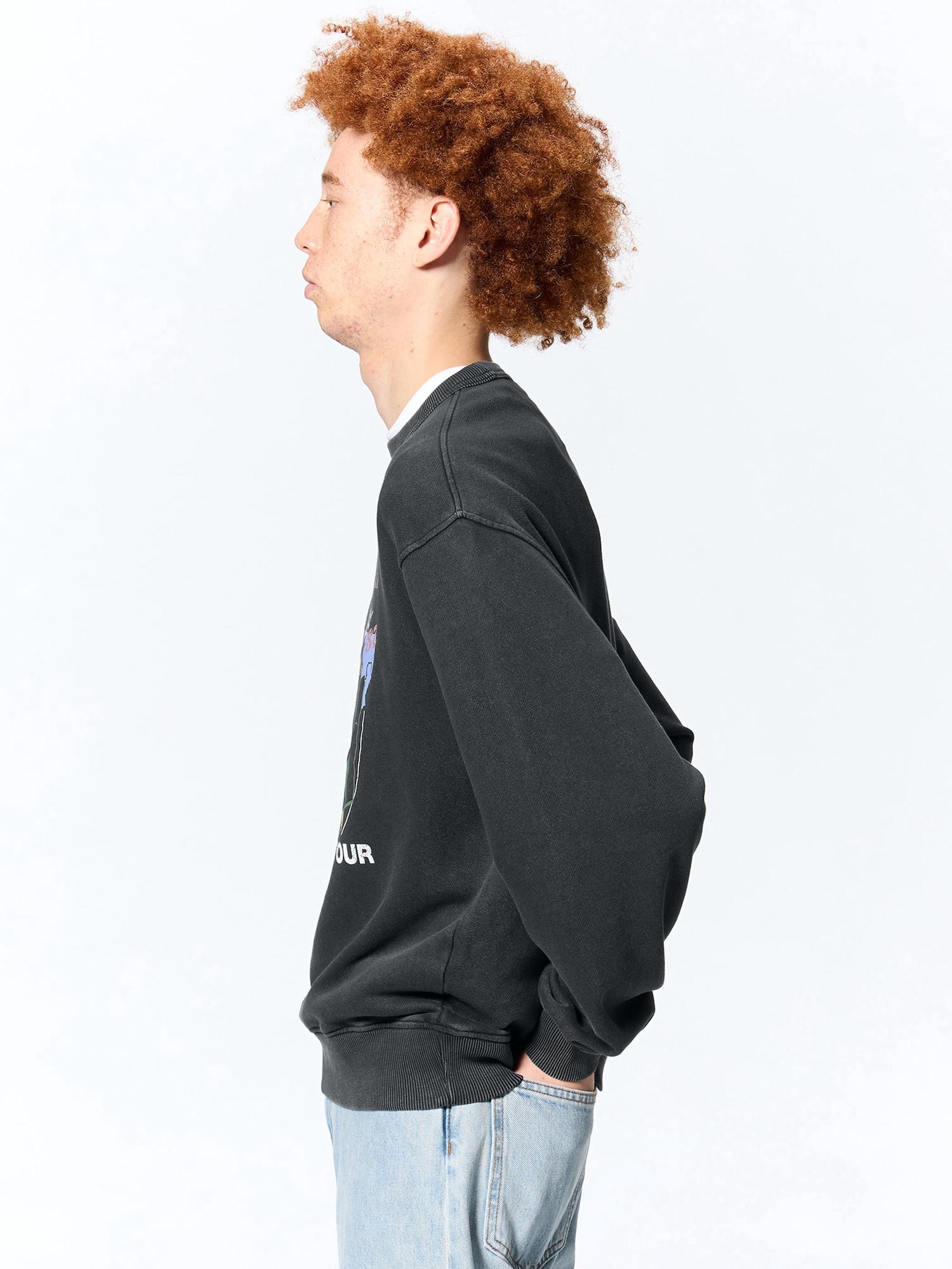 Play Comme des Garçons: Sweatshirt with Big Heart (Black