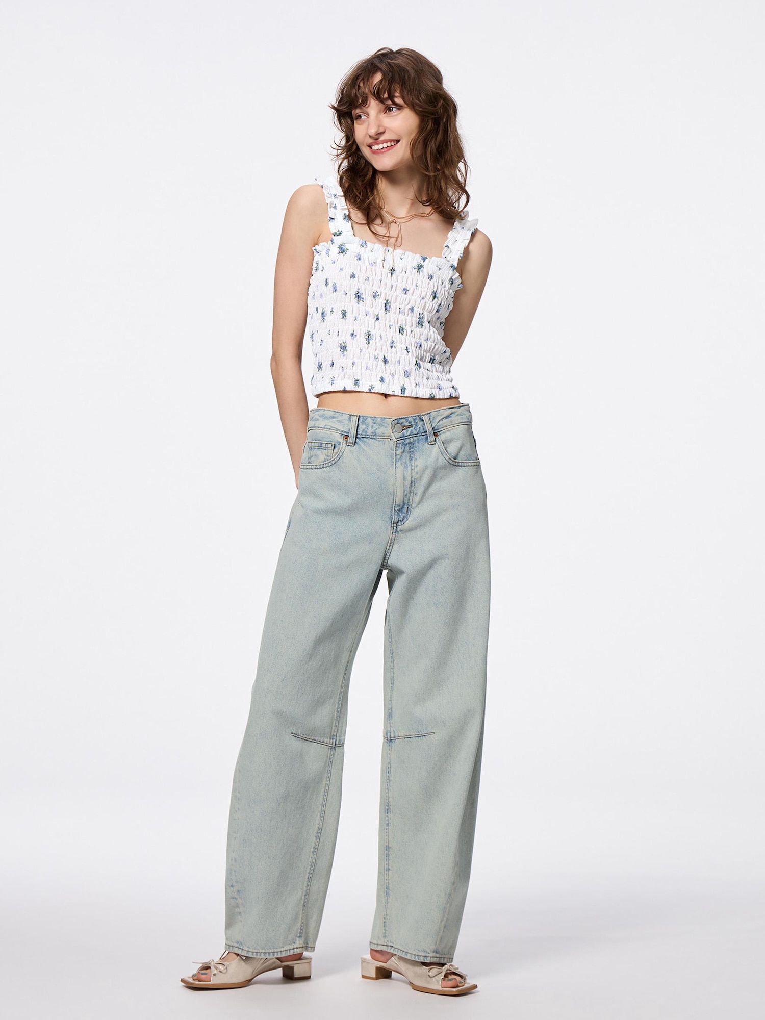Barrel Leg Jeans | Standard 30.5-31 Inseam | GU US