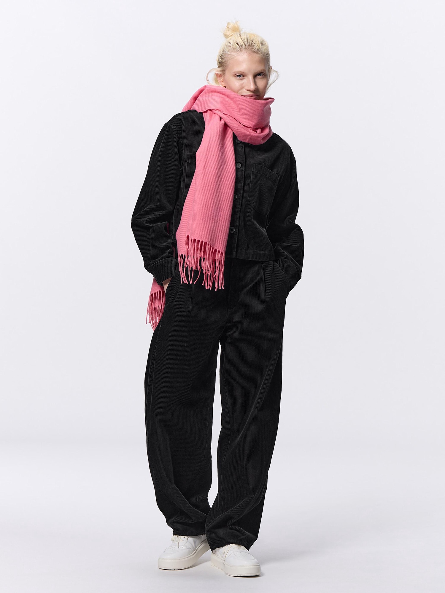 Corduroy Barrel Leg Pants | GU US Corduroy Barrel Leg Pants | GU US