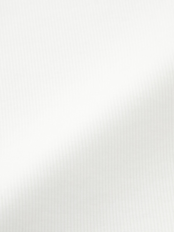 Ribbed Cropped T-Shirt Long