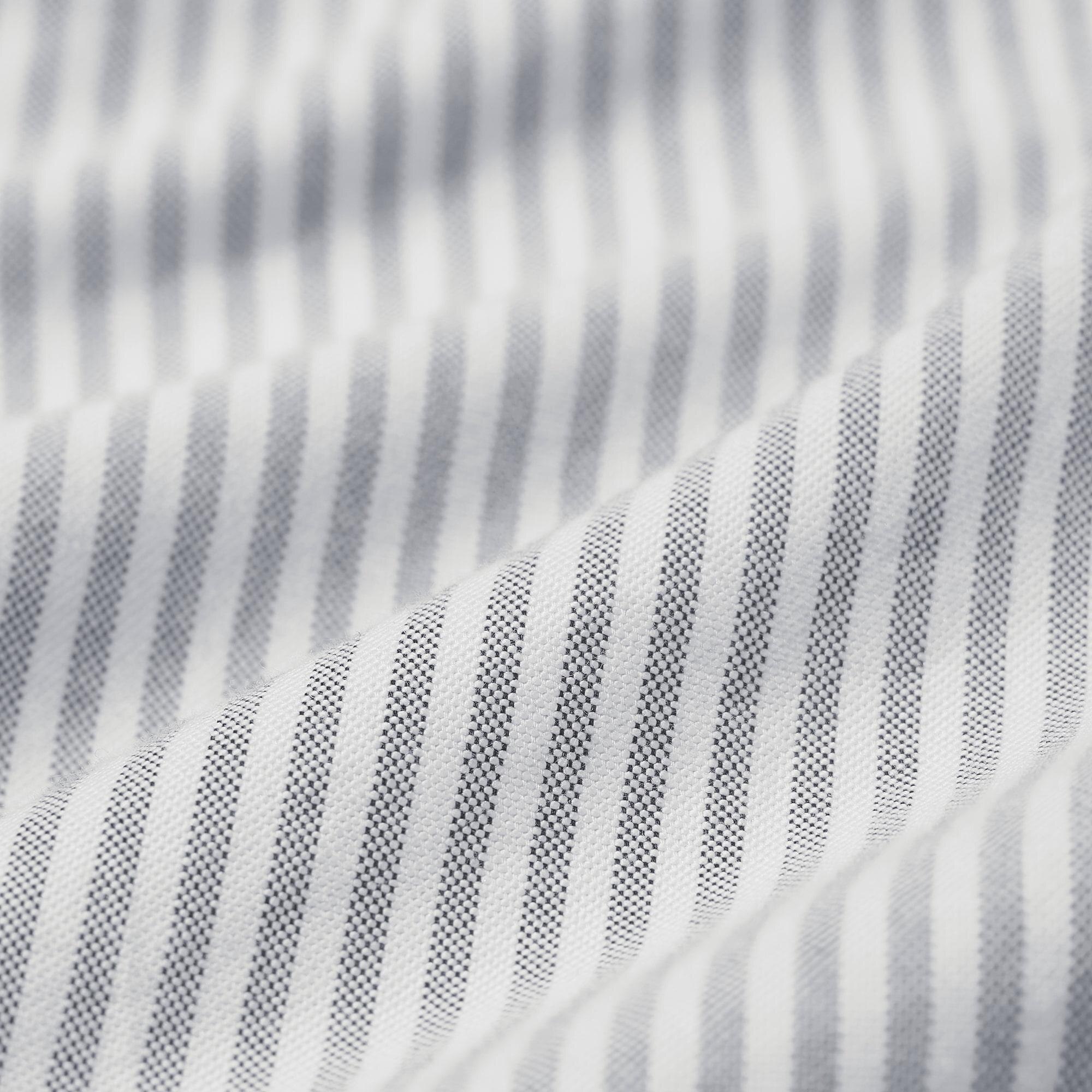 防人 Oxford Striped Short Shirt | GU US