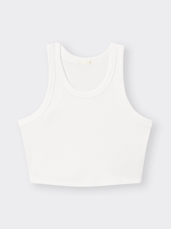Ribbed Cropped Tank Top