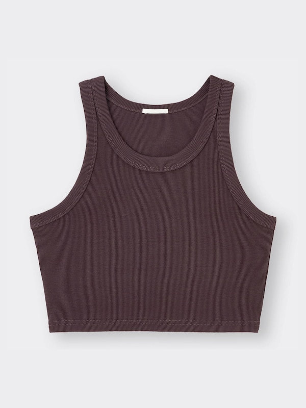 Ribbed Cropped Tank Top