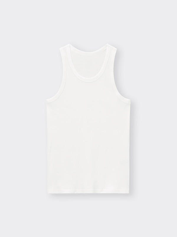 Cotton Color Ribbed Tank Top