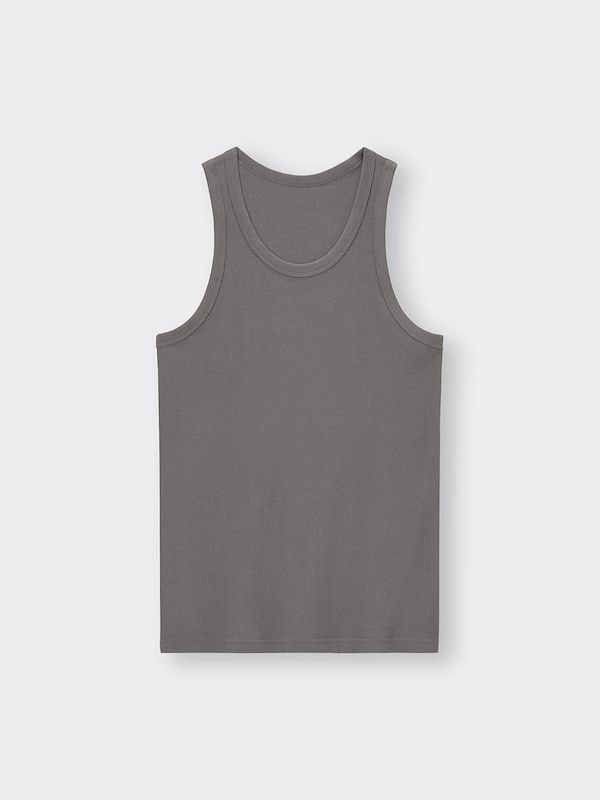 Cotton Color Ribbed Tank Top