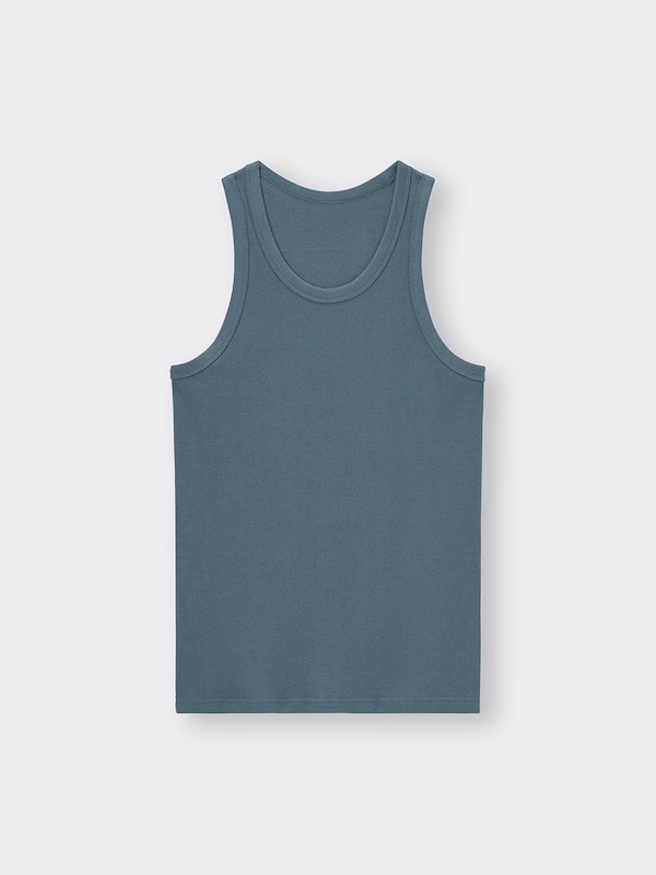 Cotton Color Ribbed Tank Top