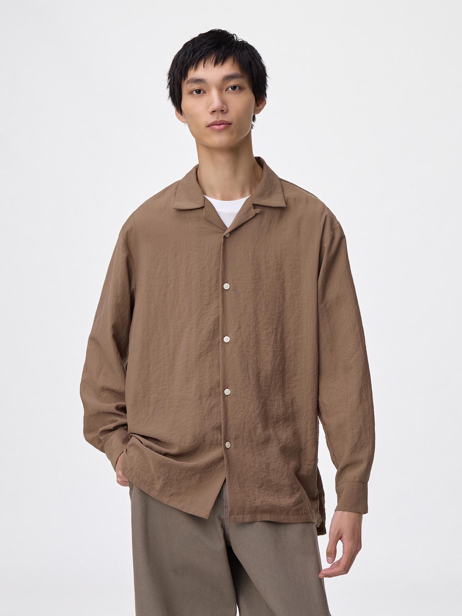 THE UNION GABA SHIRTS GABAシャツ オリーブ Mサイズ