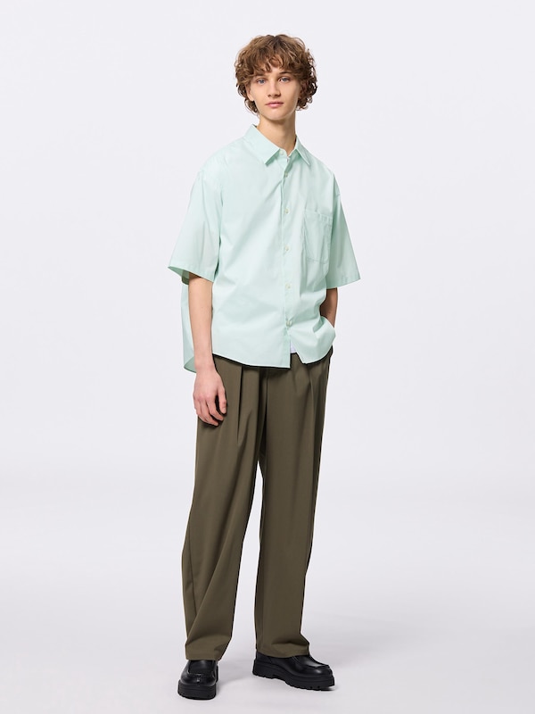 Broadcloth Oversized Shirt | HalfSlv