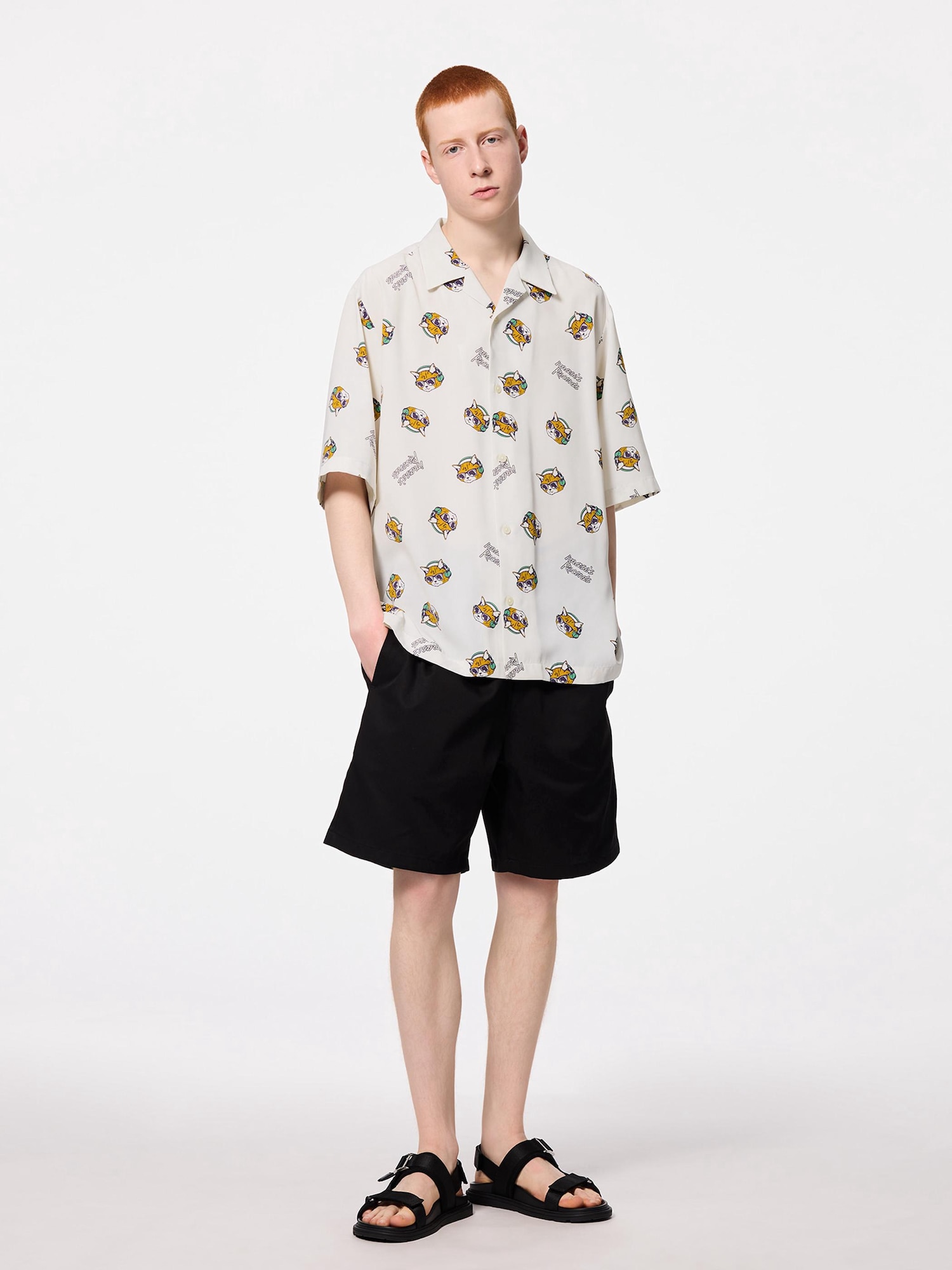 Open Collar Shirt | HalfSlv | Imase | GU US