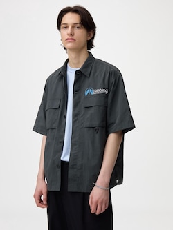 Nylon Double Pocket Shirt | HalfSlv | DEATH STRANDING 2: ON THE BEACH