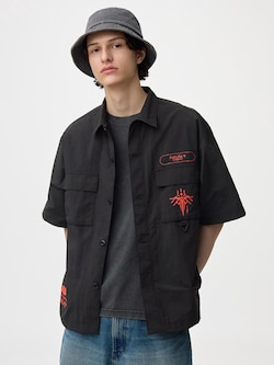 Nylon Double Pocket Shirt | HalfSlv | DEATH STRANDING 2: ON THE BEACH