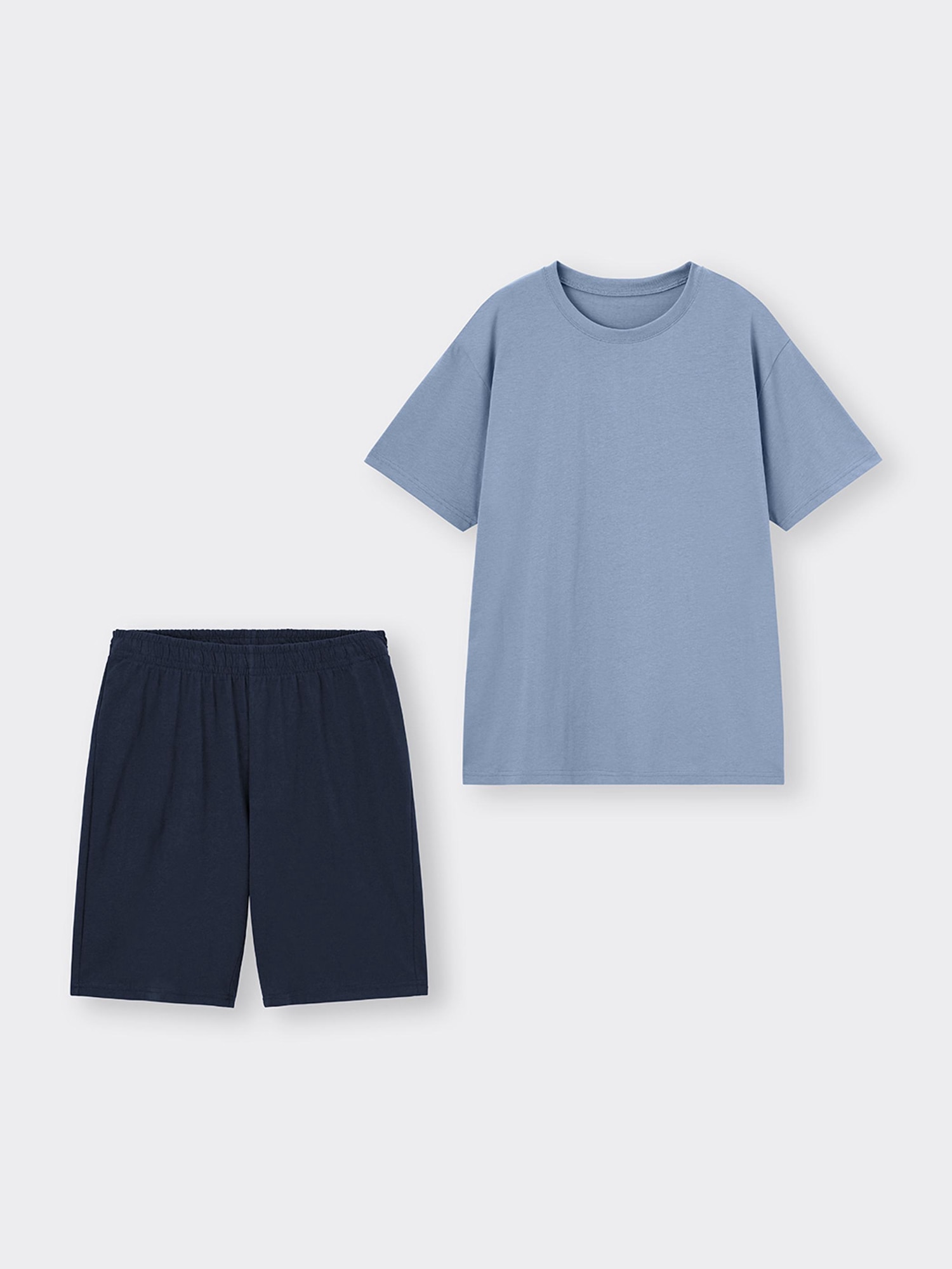 Cotton Color Lounge Set Short Sleeve | GU US