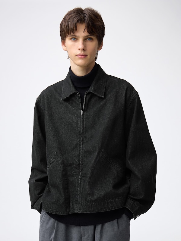 Denim Zip Up Jacket