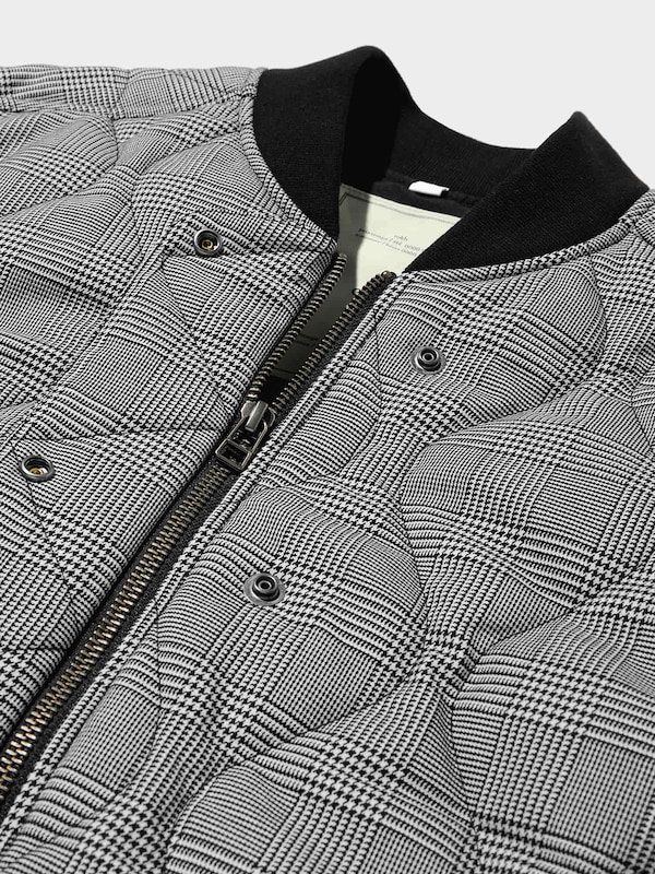 Quilted Jacket Checked by rokh