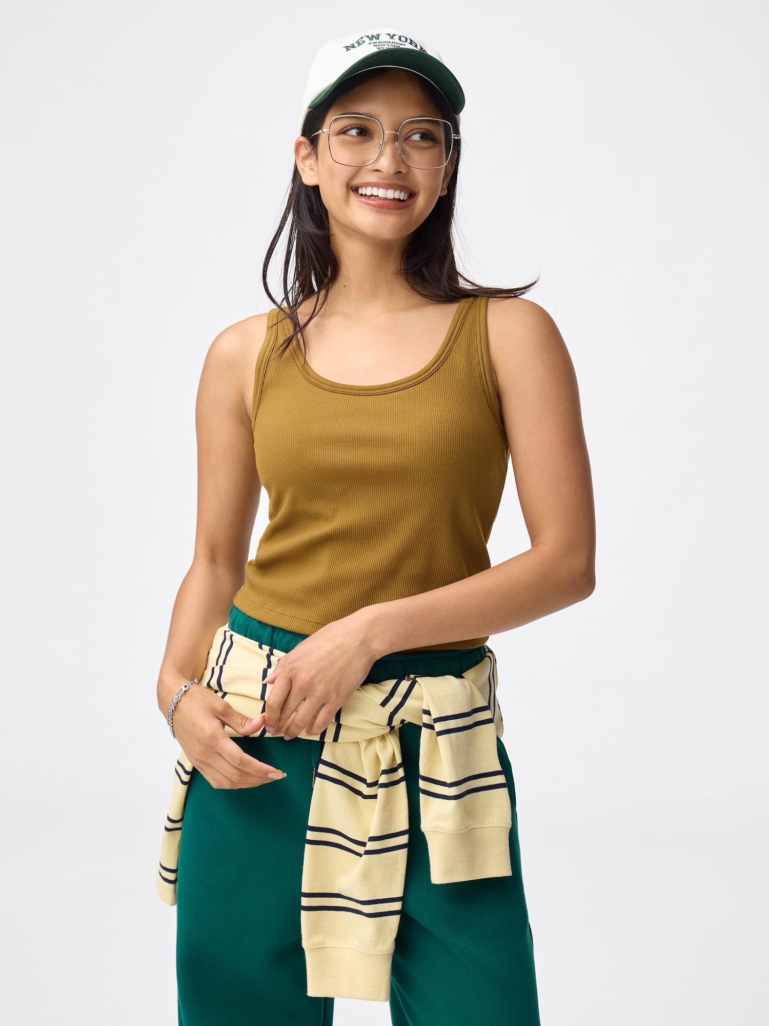 Women's Bra-Feel Cropped Ribbed Tank Top | GU US