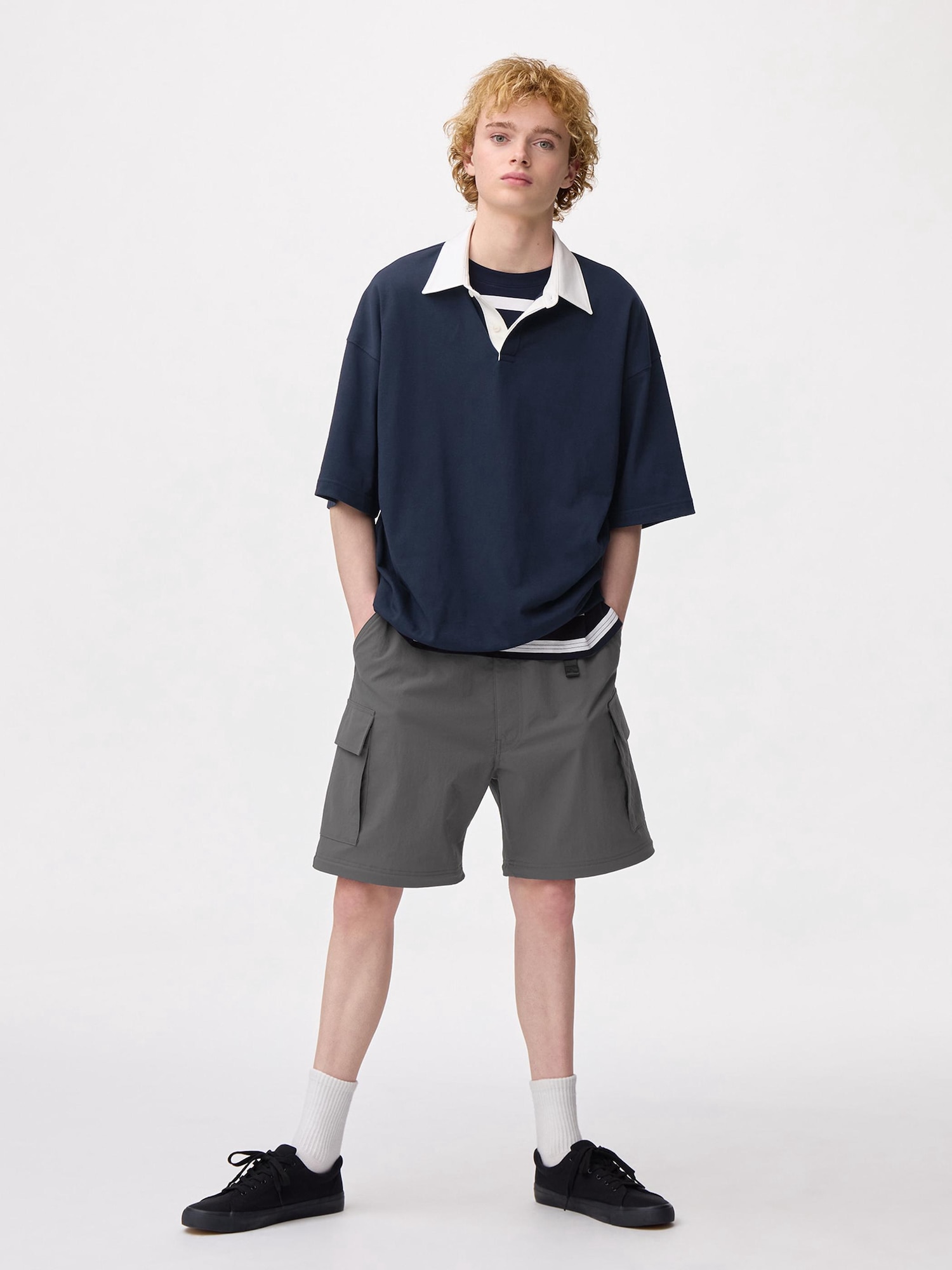 Convertible Wide Cargo Pants | GU US