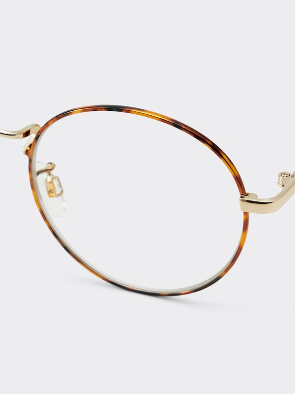 UV Protection Round Metal Glasses