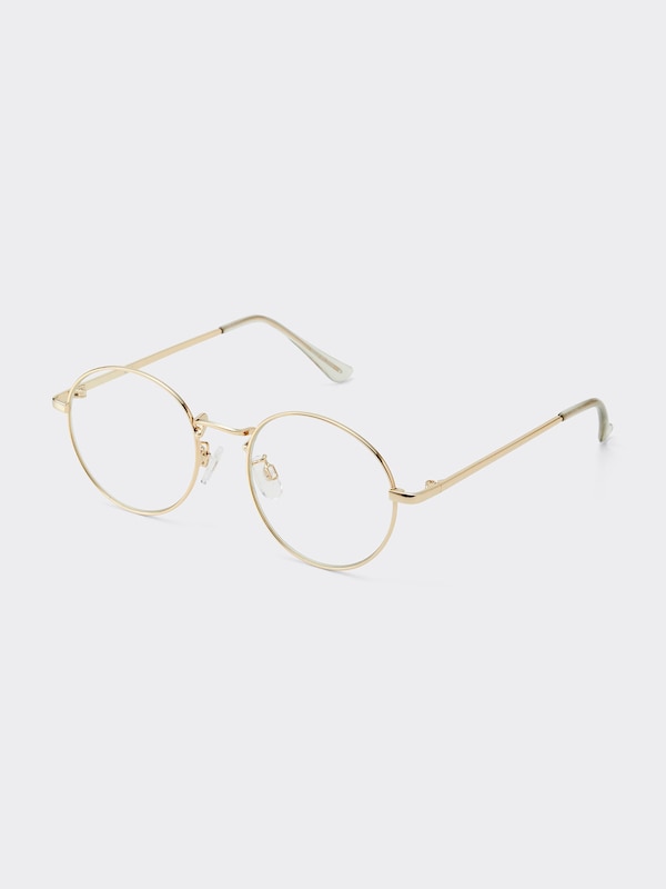 UV Protection Round Metal Glasses