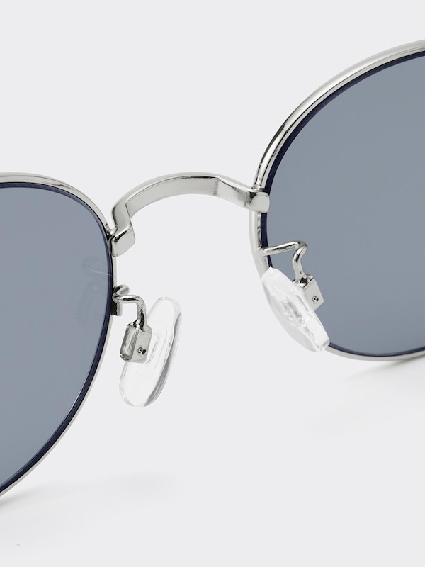 UV Protection Round Metal Glasses