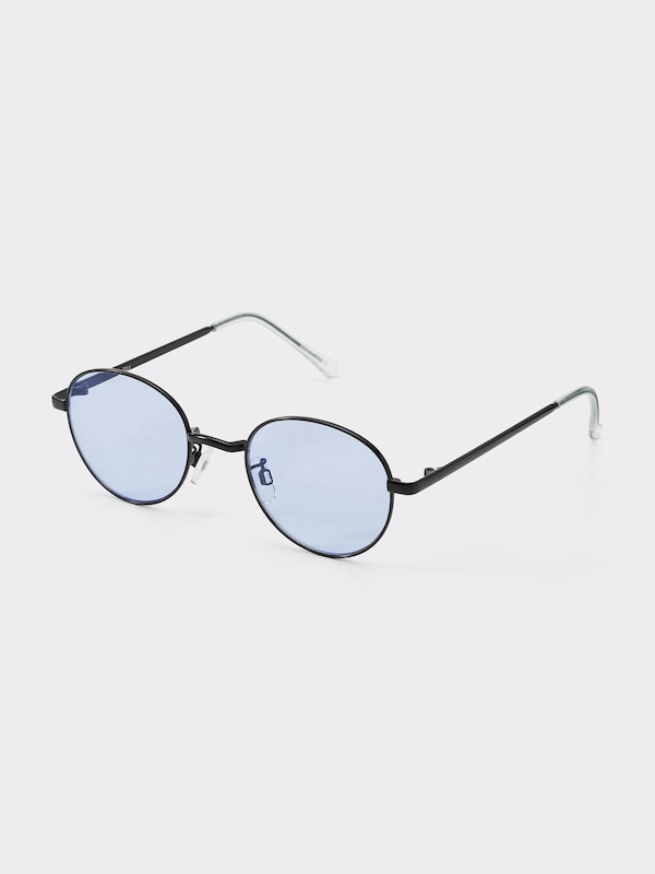 UV Protection Round Metal Glasses