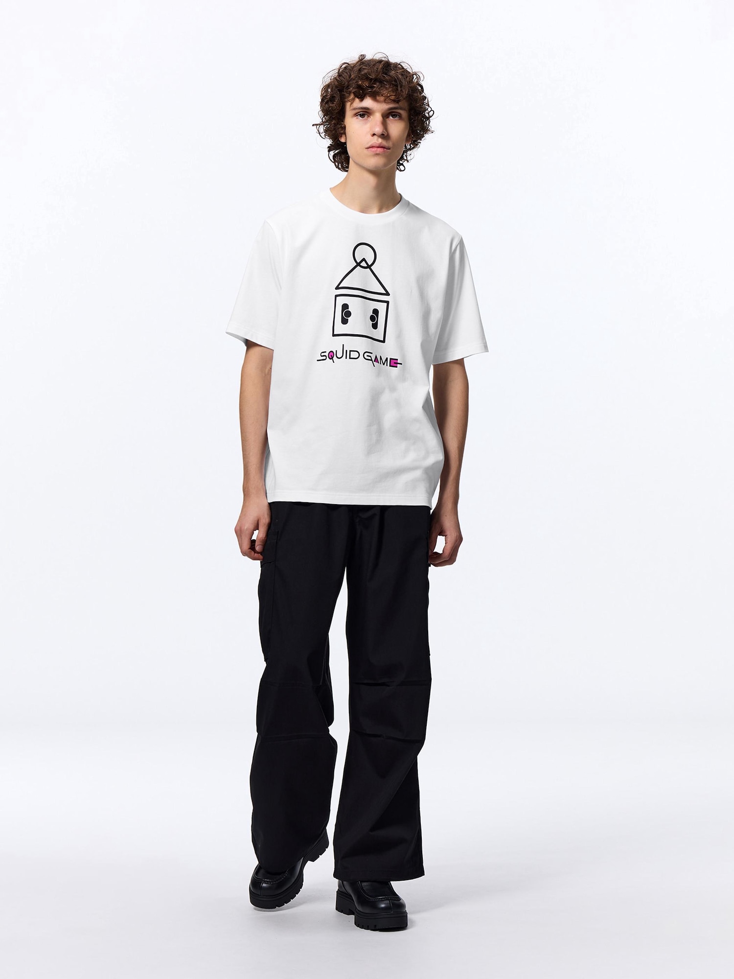 WAU X SQUID GAME/○△□ Graphic T-Shirt/ユニセックス WHOAU [WAU X SQUID GAME] ○△□ Graphic T-Shirt | WY Store