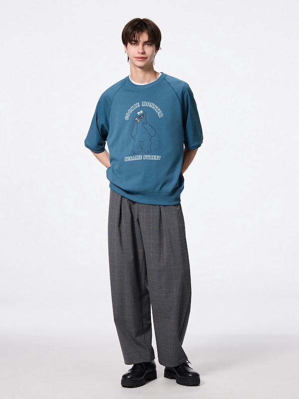 Sweat Look T-Shirt | HalfSlv | Sesame Street